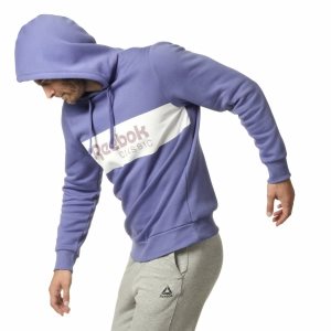 Reebok Classic R Unisex 'Over the Head' Kapuzenpullover Herren - Grau/Weiß - DE 621-AGX